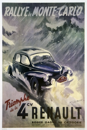 Renault 4 Cv, 1949 by Geo Ham Pricing Limited Edition Print image