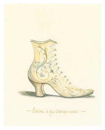 French Boot, Bottine Alige Transparante by La Cordonnerie Pricing Limited Edition Print image