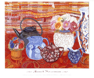 Paisley Pots Ii by Janet Foreman Pricing Limited Edition Print image