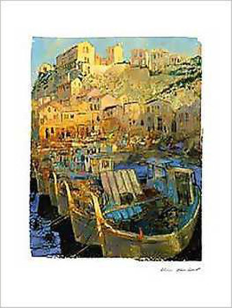 Boote In Martiques by Uwe Herbst Pricing Limited Edition Print image