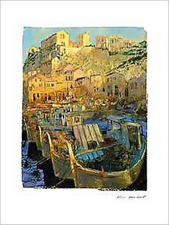 Boote In Martiques by Uwe Herbst Pricing Limited Edition Print image