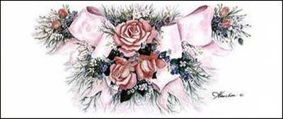 Ribbon And Roses Ii by Consuelo Gamboa Pricing Limited Edition Print image