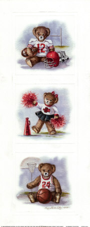 Sports Bear I by Peggy Thatch Sibley Pricing Limited Edition Print image
