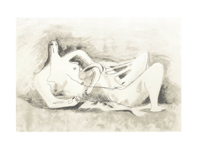 Drawing For A Figure by Henry Moore Pricing Limited Edition Print image