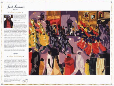 Masterworks Of Art - Parade by Jacob Lawrence Pricing Limited Edition Print image