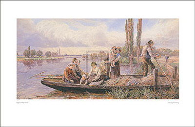 Crossing The Ferry by Myles Birket Foster Pricing Limited Edition Print image