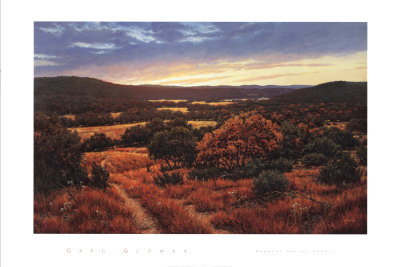 Bandera Valley Sunset by Greg Glowka Pricing Limited Edition Print image