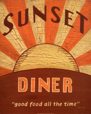 Sunset Diner by Louise Max Pricing Limited Edition Print image