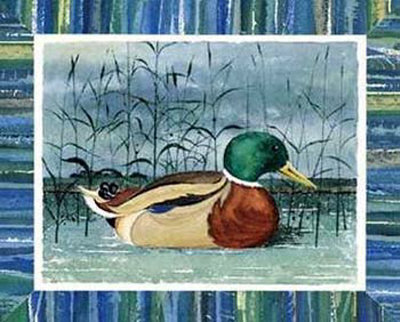 Blue Duck I by Franz Heigl Pricing Limited Edition Print image