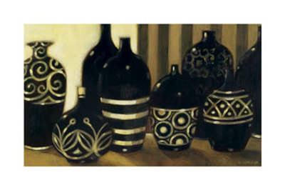 Group Of Black Vases by Norman Wyatt Jr. Pricing Limited Edition Print image