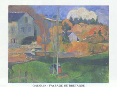 Paysage De Bretagne by Paul Gauguin Pricing Limited Edition Print image