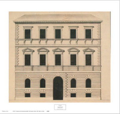 Elevation, House Of Michelangelo by Antoine-Lauren Vaudoyer Pricing Limited Edition Print image