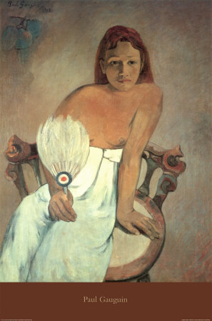 Jeune Fille A L'eventail by Paul Gauguin Pricing Limited Edition Print image