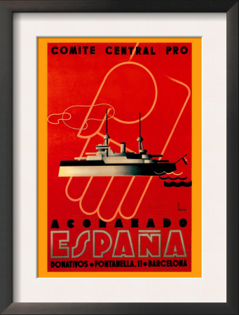 Comite Central Pro, Acorazado Espana by Henry Ballesteros Pricing Limited Edition Print image