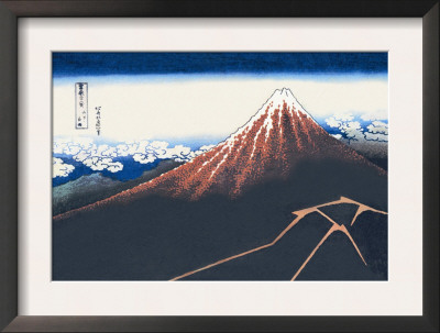 Mount Fuji In Summer by Katsushika Hokusai Pricing Limited Edition Print image