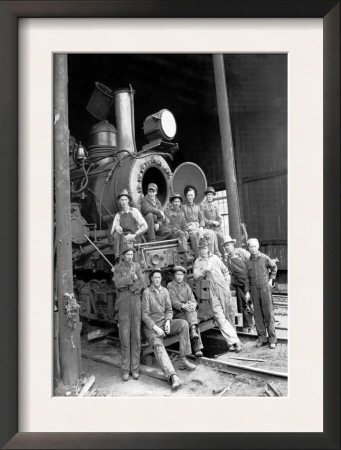 The Men That Move The Logs by Clark Kinsey Pricing Limited Edition Print image