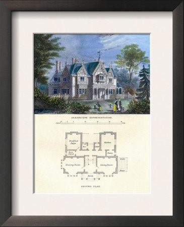 Tudor Cottage, Elizabethan by Richard Brown Pricing Limited Edition Print image