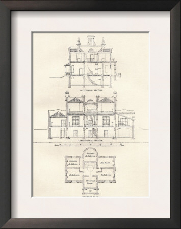 Villa In The Florentine Style by Richard Brown Pricing Limited Edition Print image