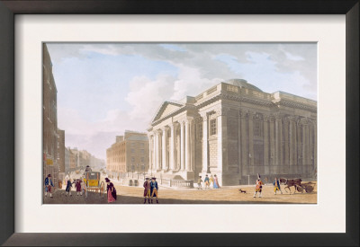 Royal Exchange, Dublin, 1792 by James Malton Pricing Limited Edition Print image