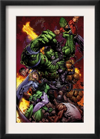 World War Hulk #2 Cover: Hulk by David Finch Pricing Limited Edition Print image