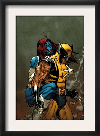 Wolverine #62 Cover: Wolverine And Mystique by Ron Garney Pricing Limited Edition Print image