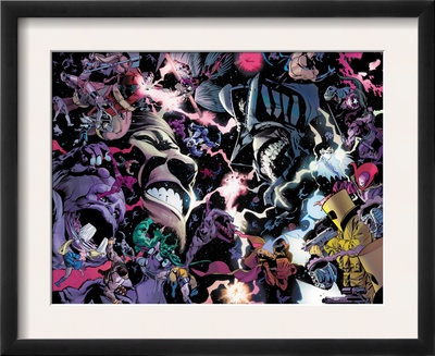 Fantastic Four #569 Group: Hulk, Black Bolt And Gladiator by Stuart Immonen Pricing Limited Edition Print image