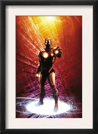 Invincible Iron Man #14 Cover: Iron Man by Salvador Larroca Pricing Limited Edition Print image
