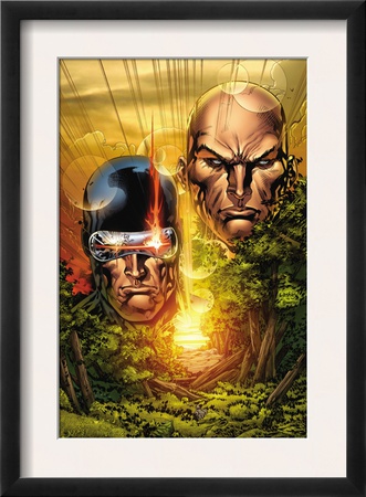 X-Men: Legacy #215 Cover: Cyclops, Xavier And Charles by Ken Lashley Pricing Limited Edition Print image