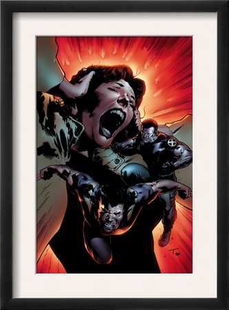 Ultimate Nightmare #3 Cover: Logan, Grey, Jean And Colossus by Trevor Hairsine Pricing Limited Edition Print image