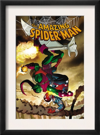The Amazing Spider-Man #571 Cover: Spider-Man And Green Goblin by John Romita Jr. Pricing Limited Edition Print image