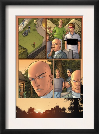 X-Men: First Class #1 Headshot: Xavier, Charles, Cyclops, Angel, Iceman And Beast by Roger Cruz Pricing Limited Edition Print image