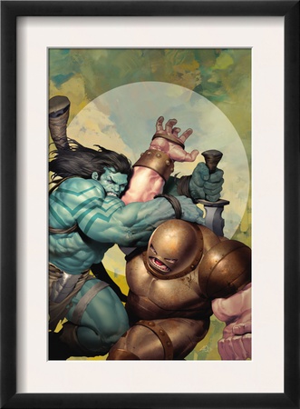 Incredible Hulk #602 Cover: Skaar And Juggernaut by Ariel Olivetti Pricing Limited Edition Print image