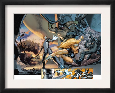 Agents Of Atlas #1 Group: M-11, Namora And Gorilla Man by Carlo Pagulayan Pricing Limited Edition Print image