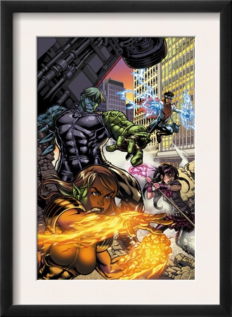 Secret Invasion: Runaways/Young Avengers #1 Cover: Hulkling And Wiccan by Michael Ryan Pricing Limited Edition Print image