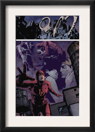 Daredevil #98 Group: Daredevil, Elektra And Bullseye by Michael Lark Pricing Limited Edition Print image