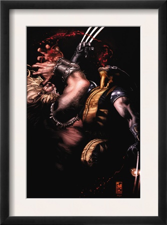 Wolverine #52 Cover: Wolverine And Sabretooth by Simone Bianchi Pricing Limited Edition Print image