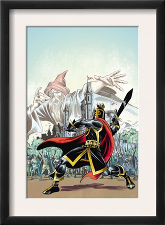 The Black Knight #1 Cover: Black Knight by Ron Frenz Pricing Limited Edition Print image