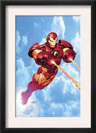 Iron Man: Iron Protocols #1 Cover: Iron Man Fighting by Ariel Olivetti Pricing Limited Edition Print image