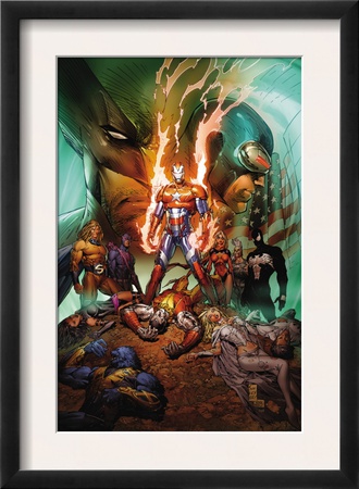 Dark Avengers/Uncanny X-Men: Utopia #1 Cover: Iron Patriot by Marc Silvestri Pricing Limited Edition Print image