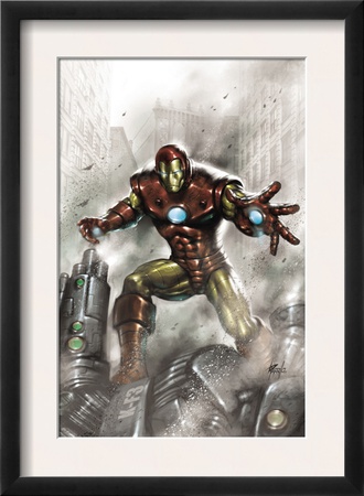 Indomitable Iron Man #1 Cover: Iron Man by Lucio Parrillo Pricing Limited Edition Print image