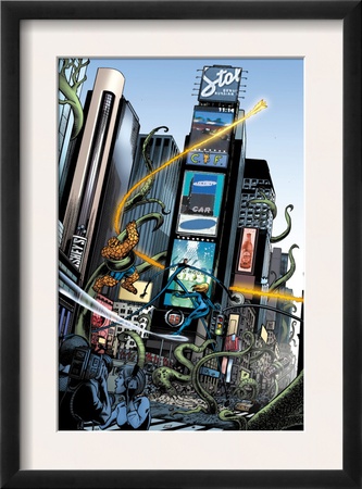 Marvel Adventures Fantastic Four #6 Group: Mr. Fantastic by Manuel Garcia Pricing Limited Edition Print image