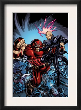 New Excalibur #3 Cover: Juggernaut And Professor X by Michael Ryan Pricing Limited Edition Print image