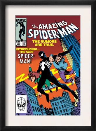 Amazing Spider-Man #252 Cover: Spider-Man Swinging by Ron Frenz Pricing Limited Edition Print image