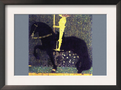 The Life Of A Struggle (The Golden Knights) by Gustav Klimt Pricing Limited Edition Print image