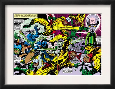 Black Panther #2 Group: Black Panther, Princess Zanda And Hatch-22 by Jack Kirby Pricing Limited Edition Print image