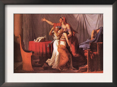 Brutus Liktoren Bring His Dead Sons by Jacques-Louis David Pricing Limited Edition Print image