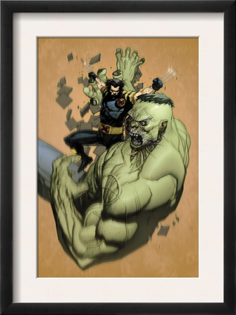 Ultimate Wolverine Vs. Hulk #2 Cover: Wolverine And Hulk by Leinil Francis Yu Pricing Limited Edition Print image