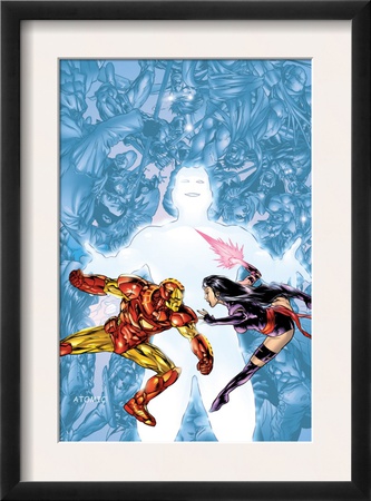 Contest Of Champions Ii #1 Cover: Iron Man And Psylocke by Michael Ryan Pricing Limited Edition Print image