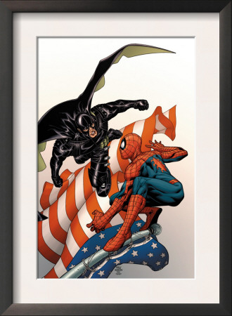 Marvel Knights Spider-Man #18 Cover: Justice, Spider-Man, And Ethan Edwards by Steve Mcniven Pricing Limited Edition Print image