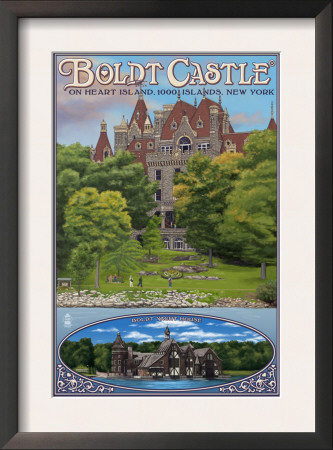 Boldt Castle - Thousand Islands, Ny, C.2009 by Lantern Press Pricing Limited Edition Print image